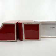 Very rare set of 3 ceramic vases • Pierre Cardin • Circa 1968