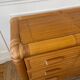 Commode italienne en bambou et rotin