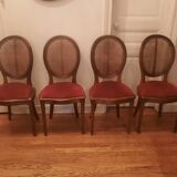Set of 4 Louis XVI style chairs