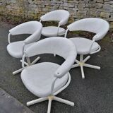 Vintage barber chair set
