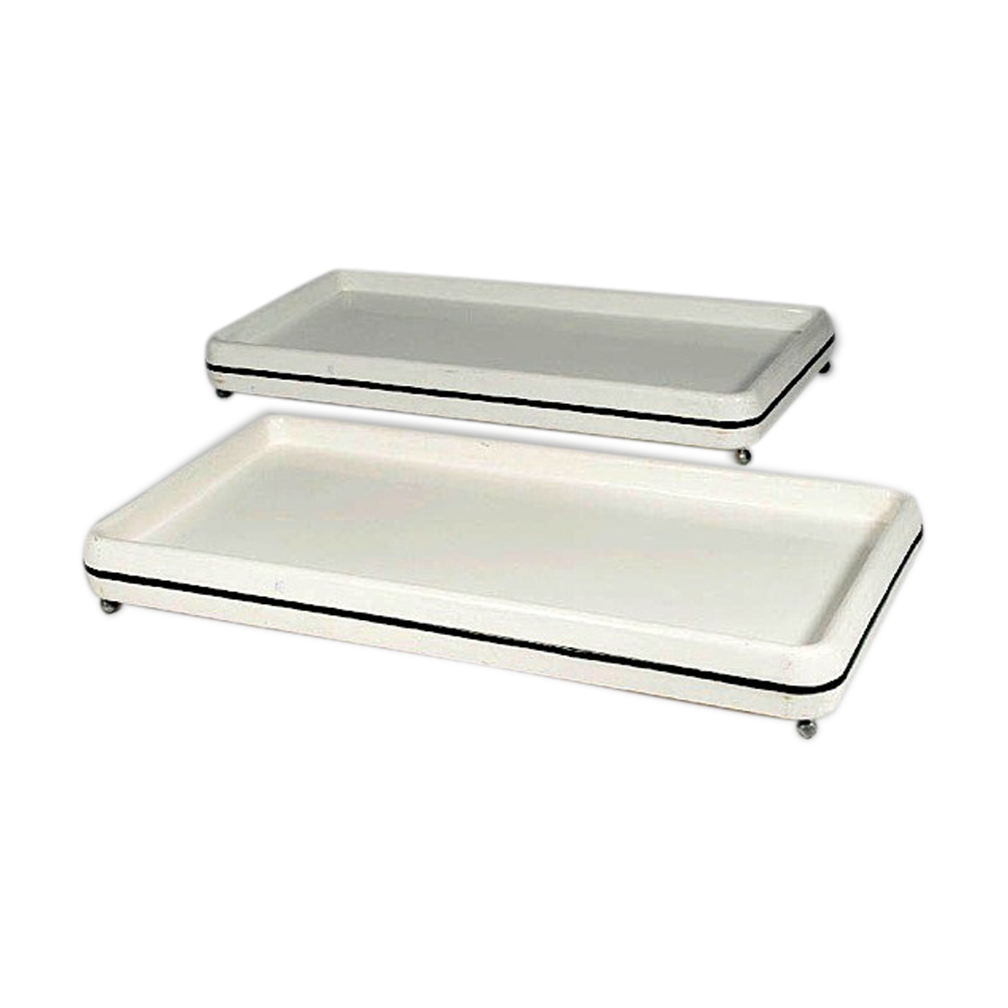 Pair of single beds of the 1970s designer Marc Held