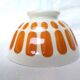 Bol Sarreguemines vintage 70 orange
