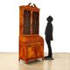 Victorian antique trumeau, various woods, England 19th century.