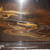 Small Japanese Lacquered Kazaridana Cabinet, Japan Edo Period