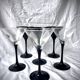 Ensemble de 6 verres à martini vintage Luminarc, France