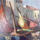 Huile sur toile marine signé