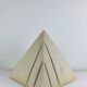 Lampe pyramide en pierre, années 70