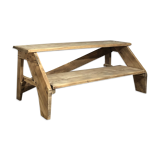 Former wooden workshop step