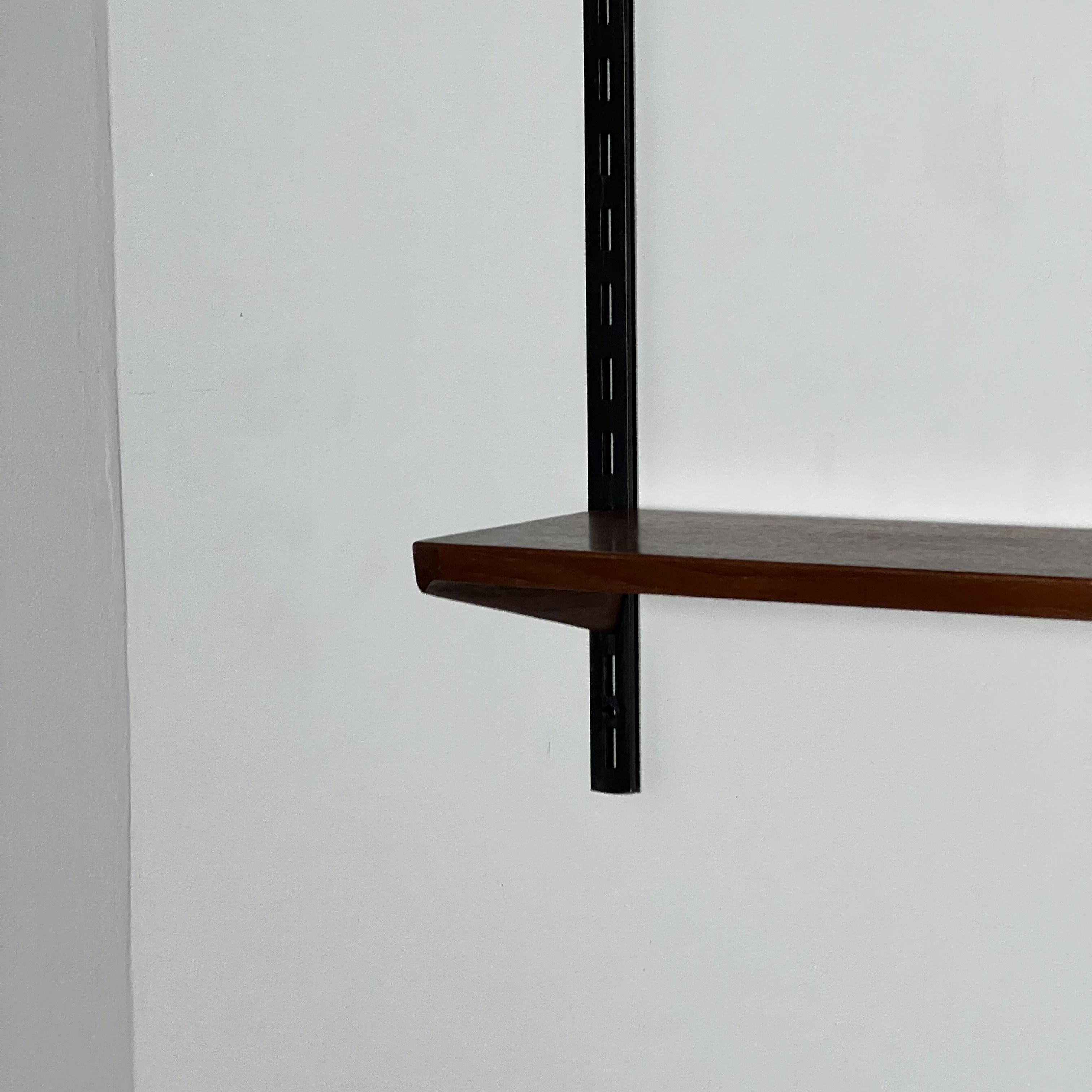 Set of 3 teak shelves by Kai Kristiansen for Feldballes Møbler 60s