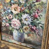 Old flower painting