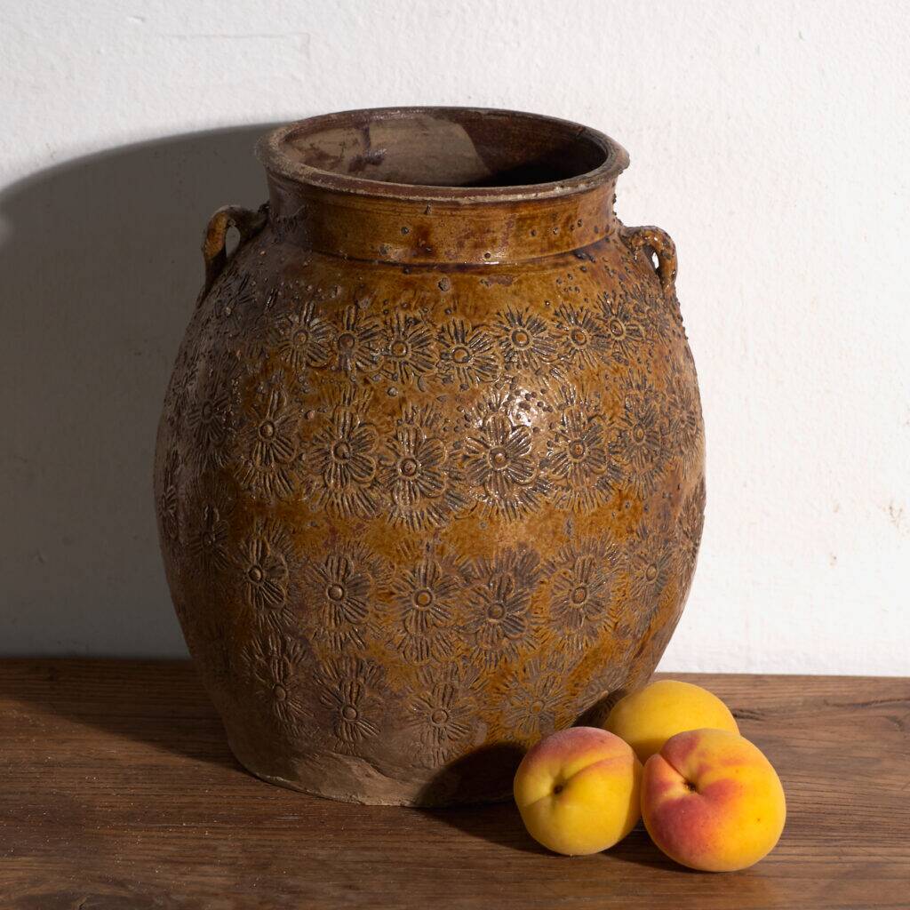 Ancient Chinese glazed stoneware vase – China, circa 1900