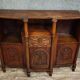 Buffet ancien sculpté en bois massif – Décor angelots – XIXe siècle