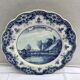 Former delft plat printemps heineken 1990 ceramics white - vintage blue