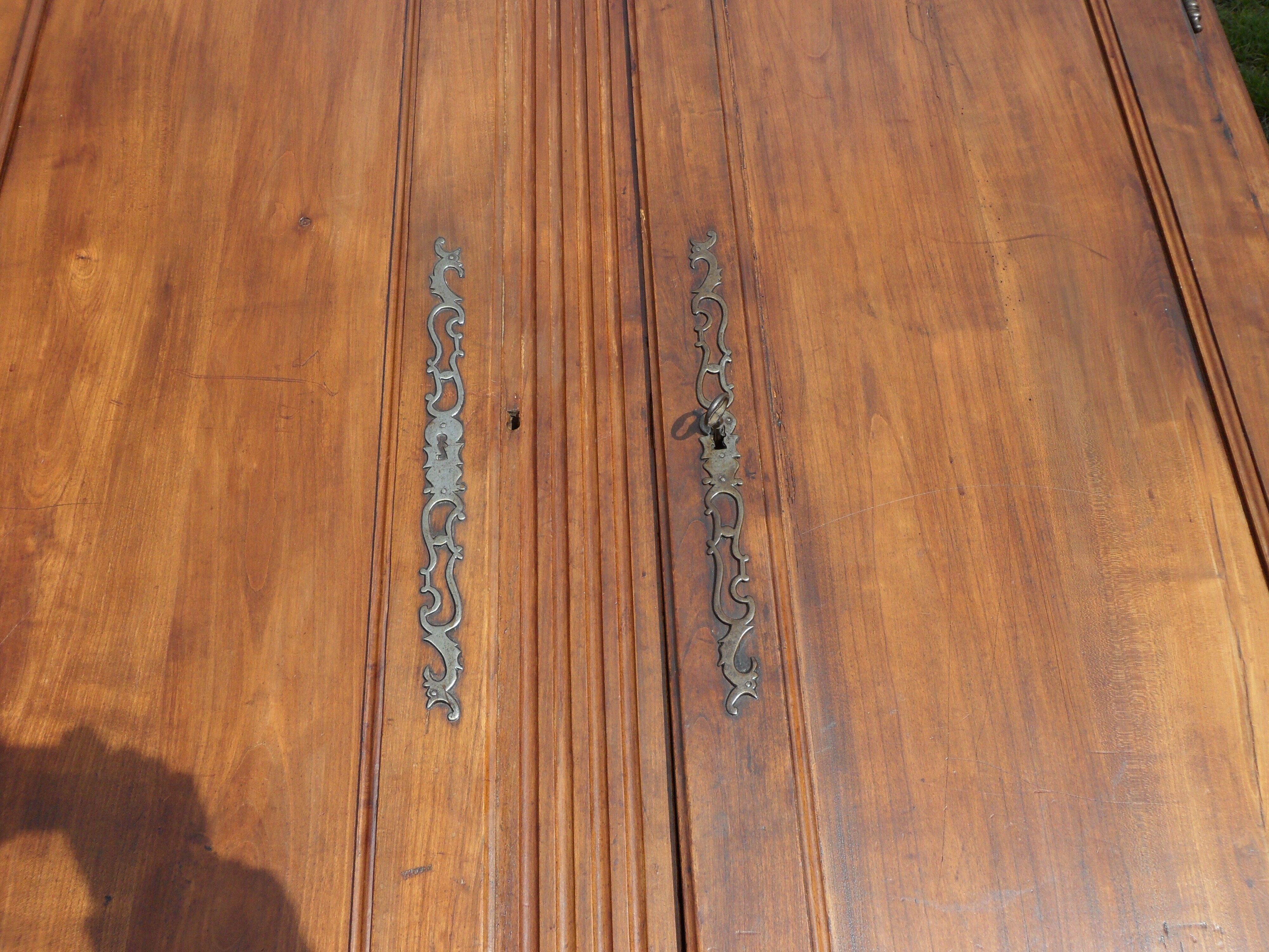 Old cabinet door with framing