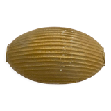 Murano Gold Glass Ceiling Light Flushmount, 1970s