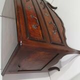 Dutch chest of drawers two mahogany drawers and walnut bramble
