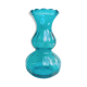 Vase bleu vintage H 22 cm