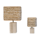 Pair of vintage stone lamps 1970