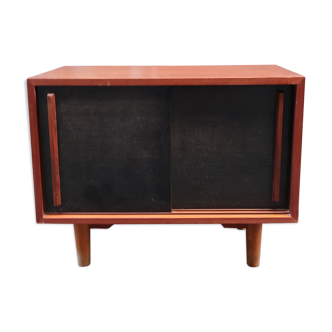 Sideboard 1960s black and teak