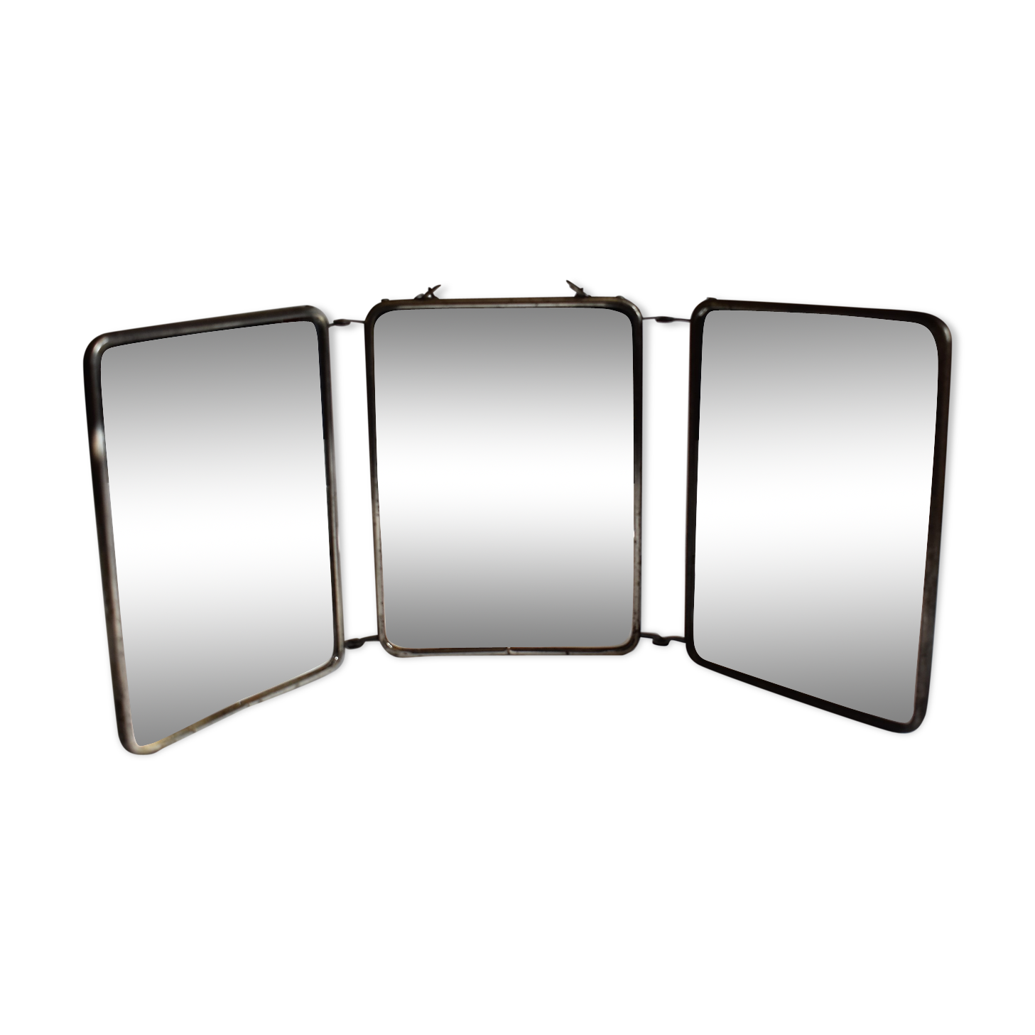 Barber beautiful triptych mirror 48x20cm