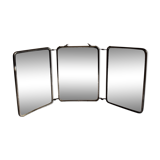 Barber beautiful triptych mirror 48x20cm