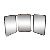 Barber beautiful triptych mirror 48x20cm