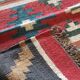 Kilim carpet in burlap and cotton. 60cm x 100cm