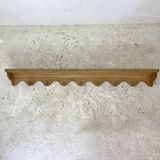 Solid wood kitchen wall shelf