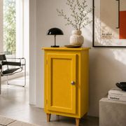 Buffet parisien art déco ocre jaune