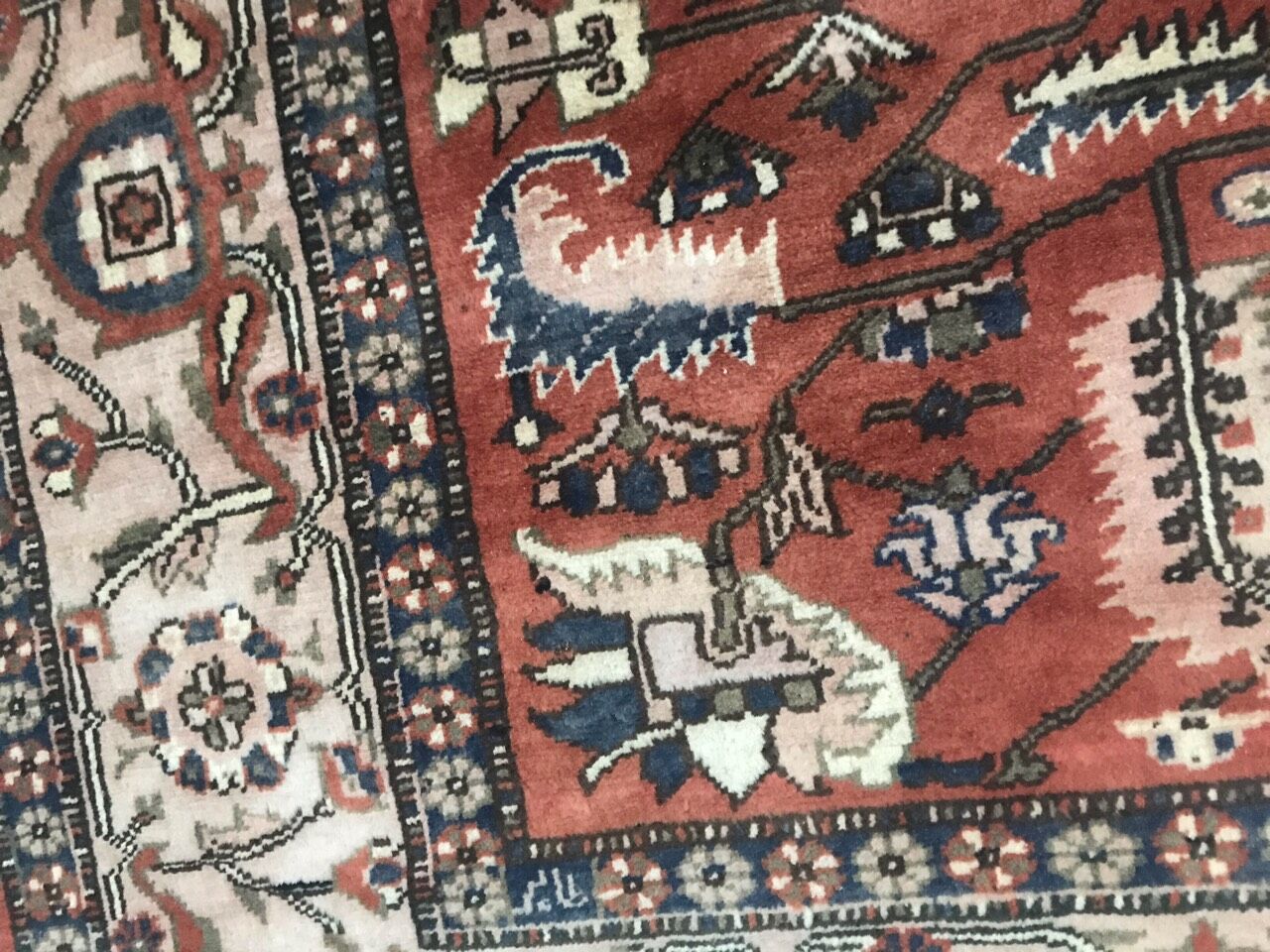 Afghan handmade rug 169x203 cm