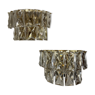 Pair of Kinkeldey wall lamps, Germany, 1970