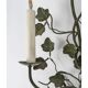 Pair of 20th century two-light painted metal wall lights.