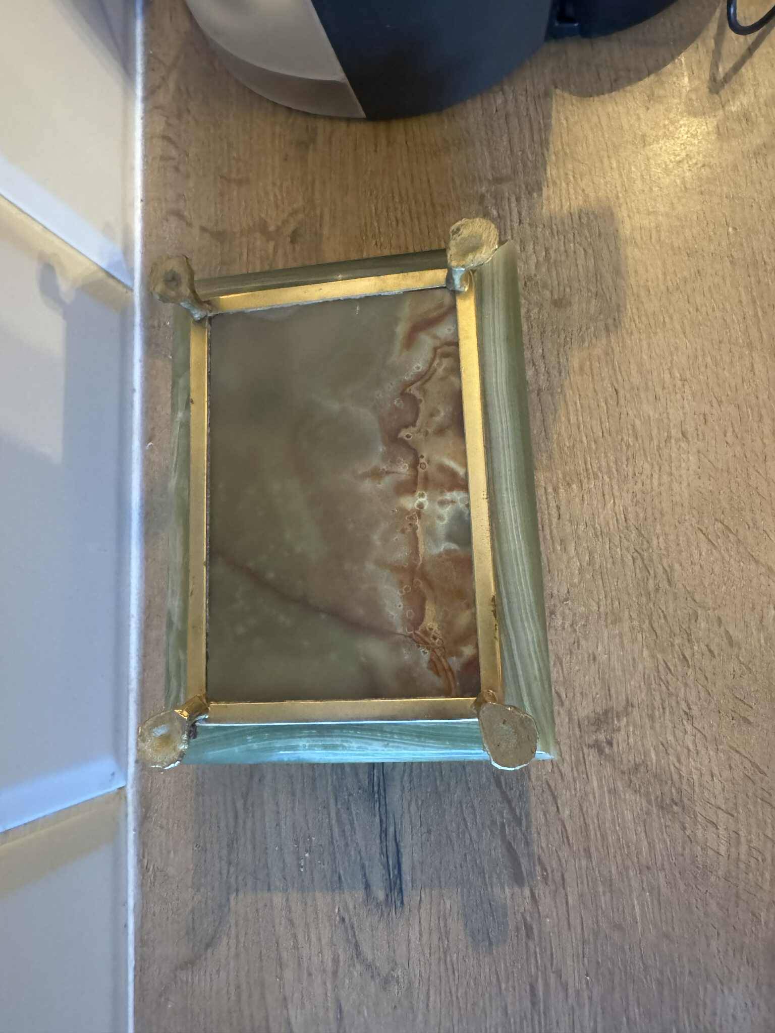 Large onyx jewelry box