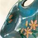 Flowery Vallauris dish, 1960s-70s