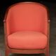 Magnificent pair of baumann armchairs, art deco style (1960s).