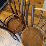 Set of 3 Mundus bistro chairs