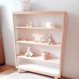 Vintage bookcase shelf 50s