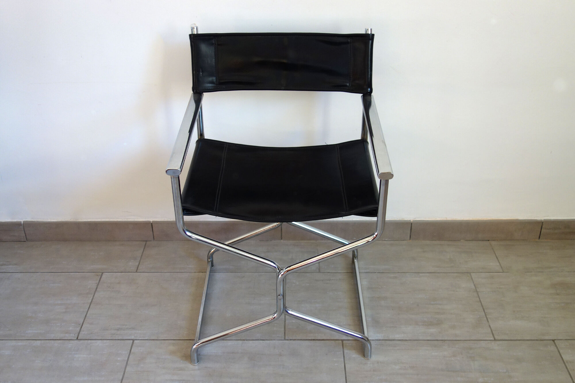 Folding armchair vintage director