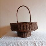 Rattan bottle and glass holder