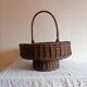Rattan bottle and glass holder