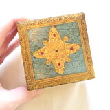 Boite en bois, coffret  - vintage