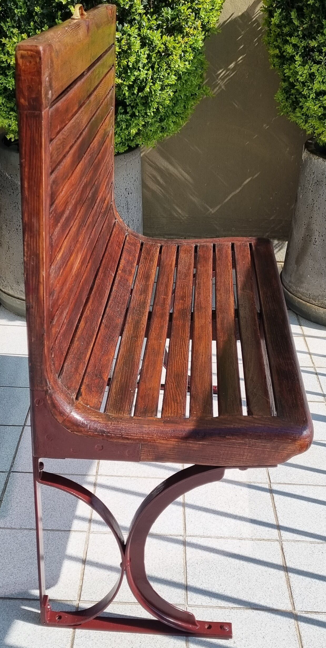 Ancien banc  du Metro  Parisien Sprague
