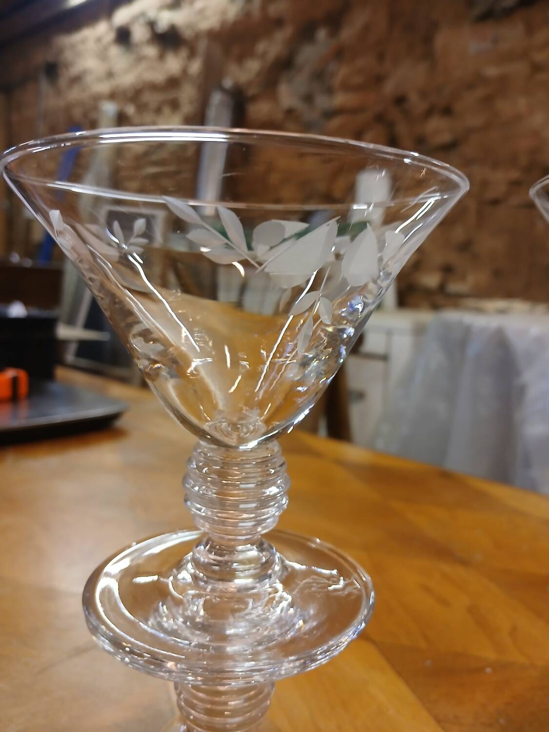 4 coupes à champagne anciens