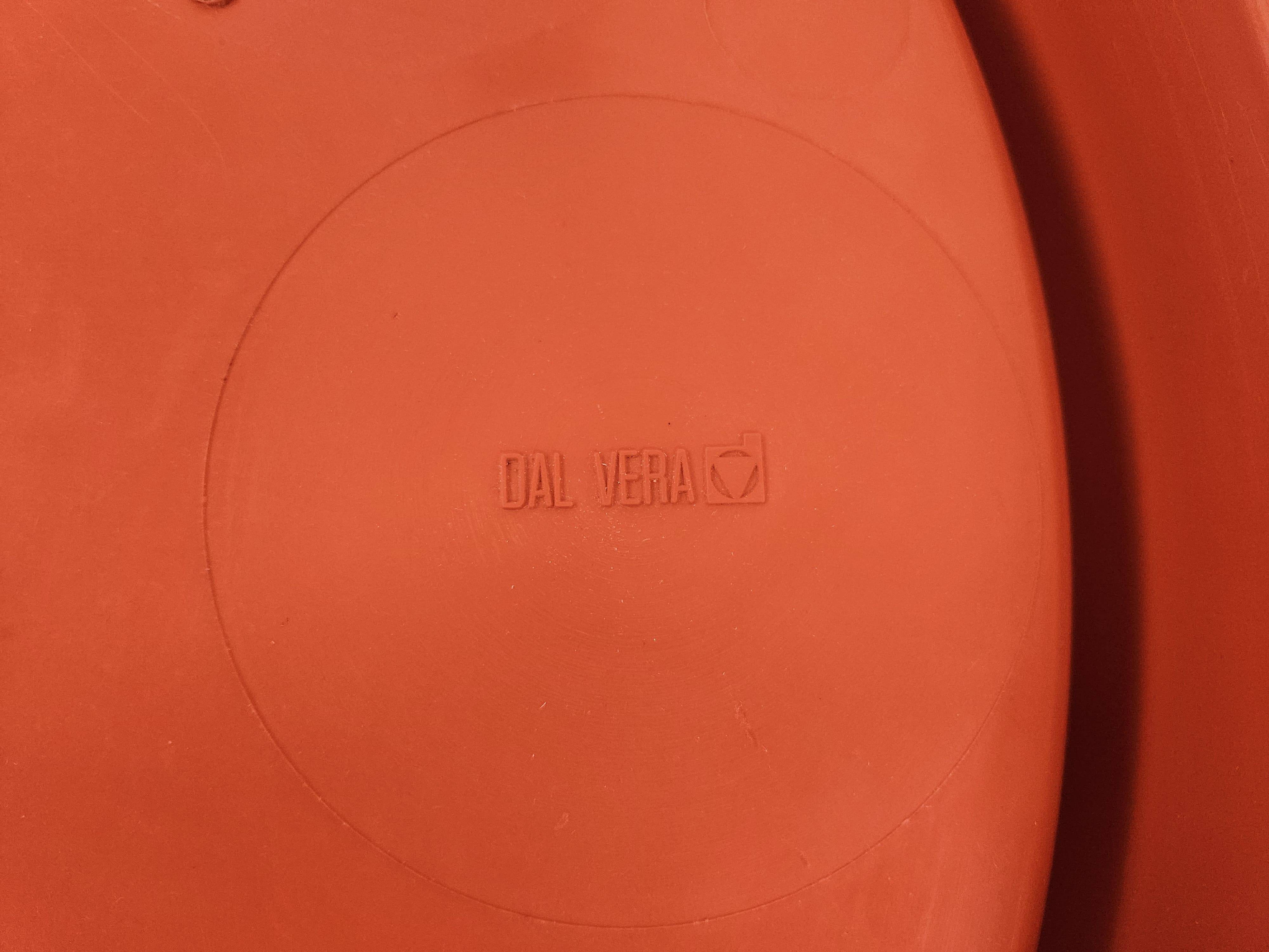 Vintage Space Age Plastic Coffee Table by Dal Vera 1970s