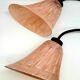 Pair of opaline sconces