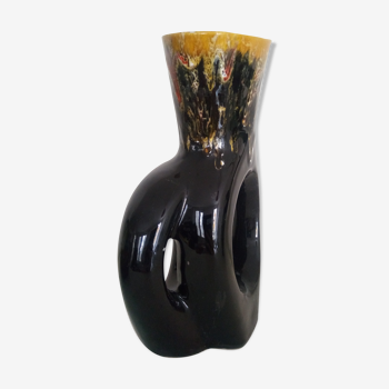 Vallauris flame decoration vase