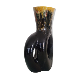 Vallauris flame decoration vase