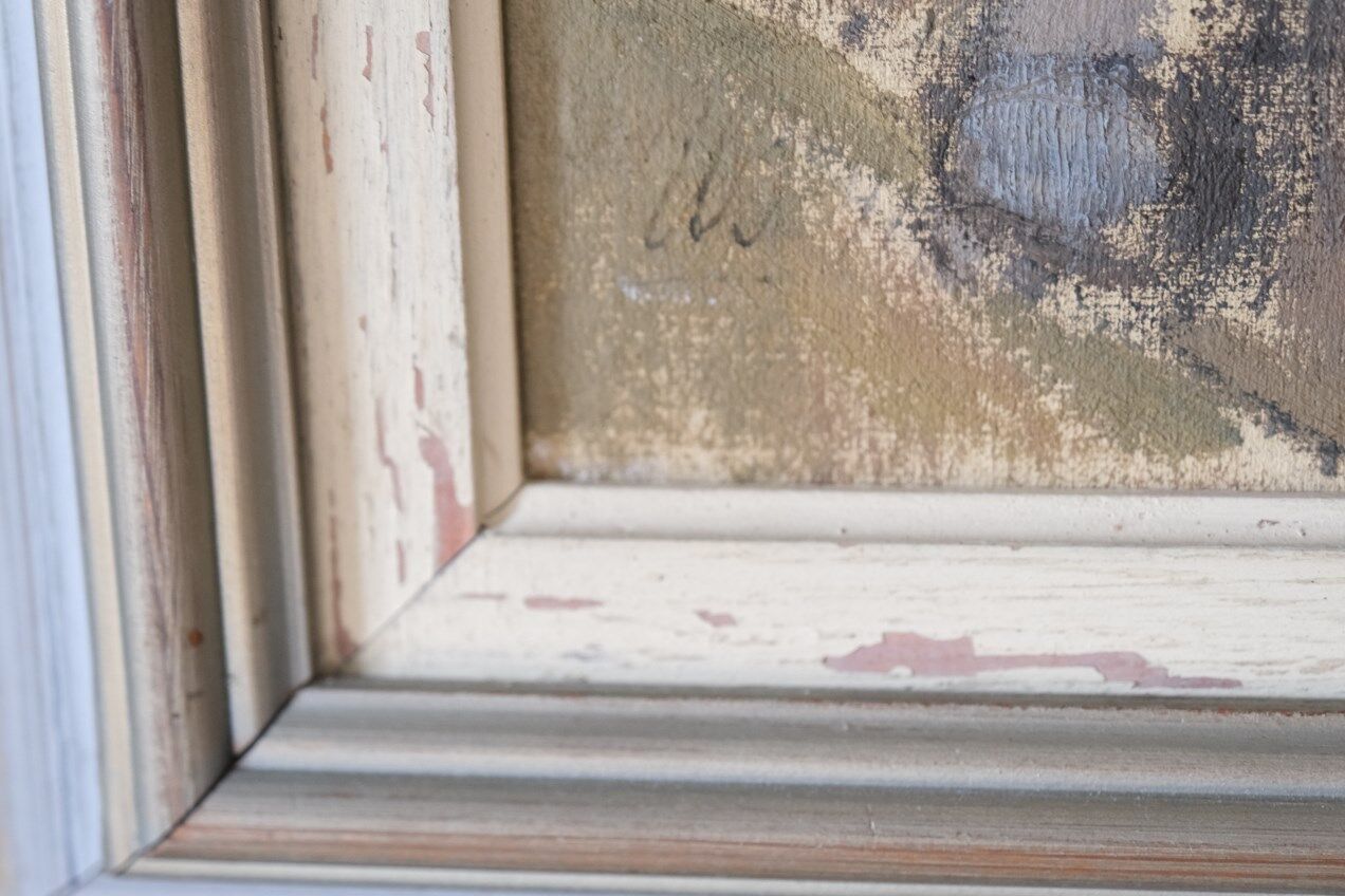 Ulla Borgström, Swedish Modern Painting, 1960s, Oil on Canvas, Framed