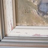 Ulla Borgström, Swedish Modern Painting, 1960s, Oil on Canvas, Framed