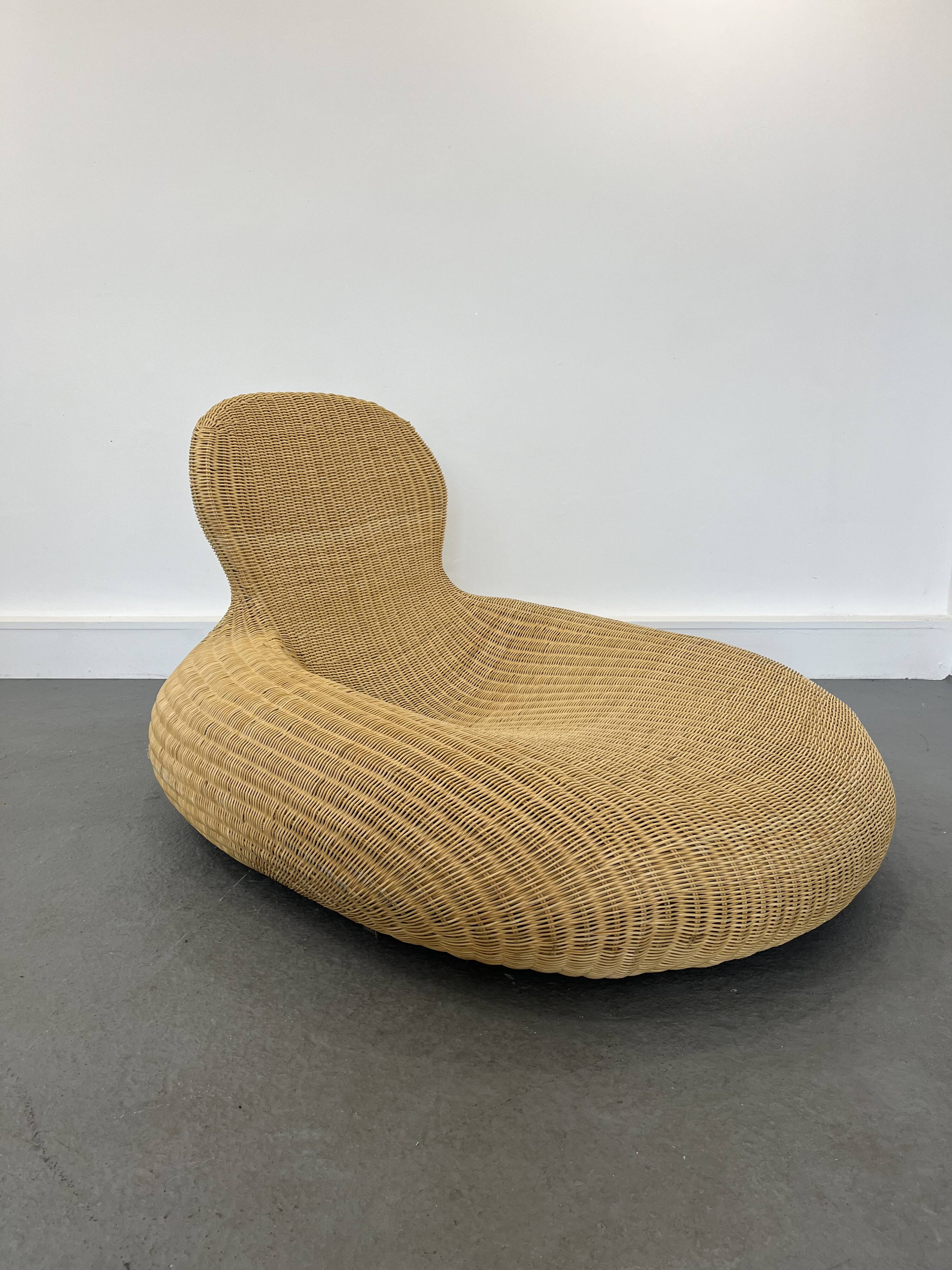 Fauteuil Storvik en Rotin par Carl Öjerstam pour Ikea